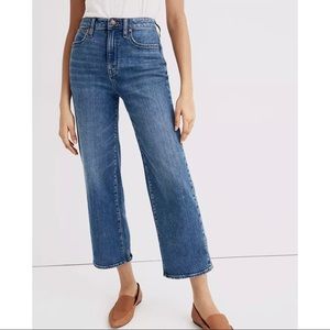Madewell Slim Wide Leg Crop